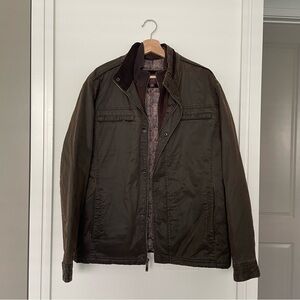 JOHNSTON & MURPHY • mens antiqued cotton jacket